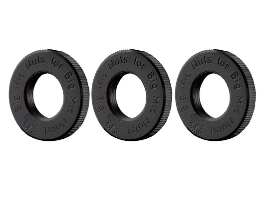 Jam Nut 3 Pack Black