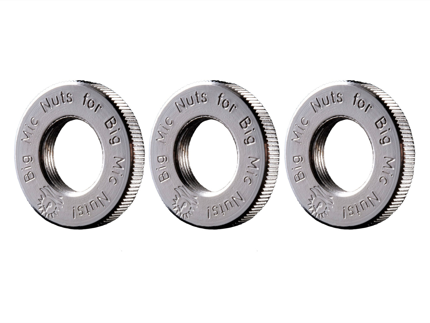 Jam Nut 3 Pack Chrome